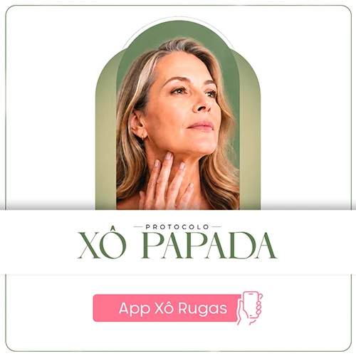 Arte do protocolo Xô Papada do App Xô Rugas